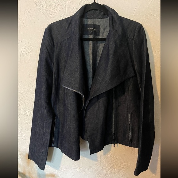 Lafayette 148 New York   denim style jacket - Picture 1 of 5